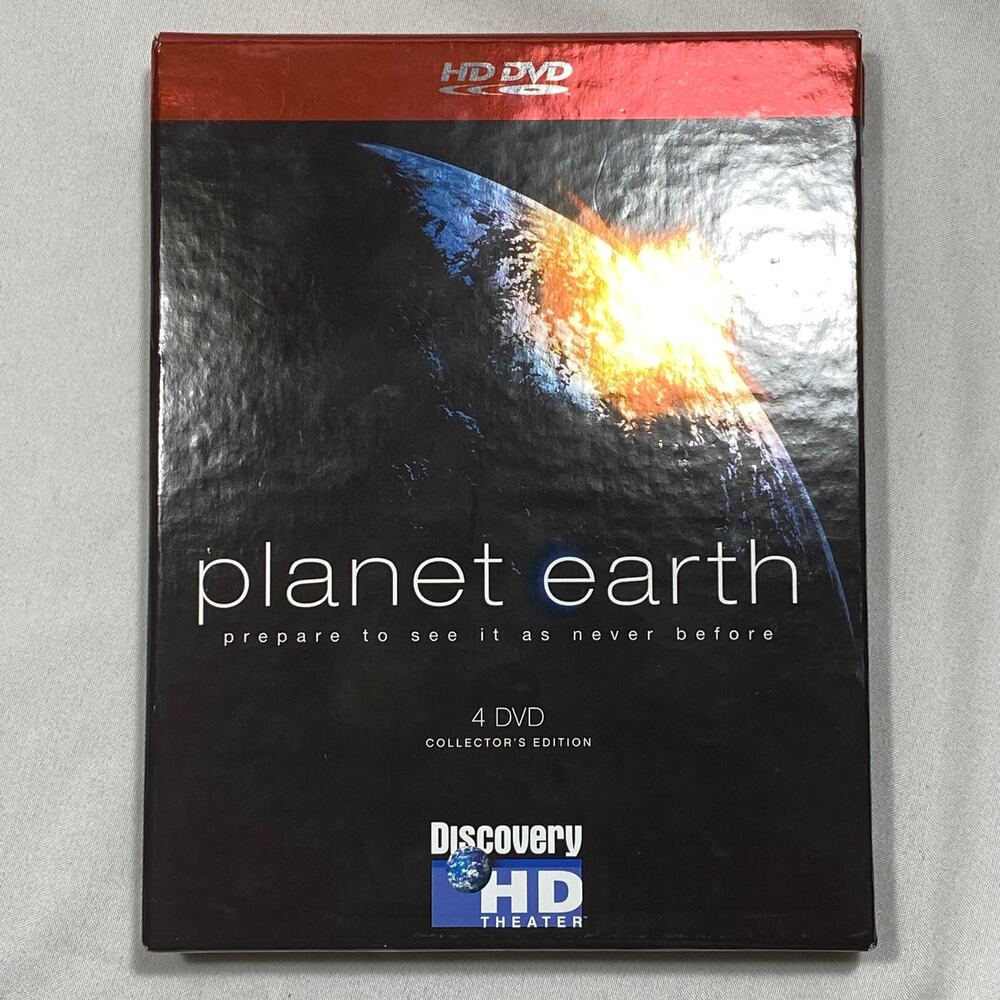 Planet Earth HD DVD Discovery HD Theater 4 Disc Box Set Collectors Edition
